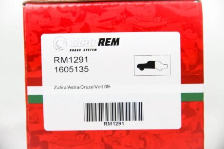 Передние тормозные колодки goodrem RM1291