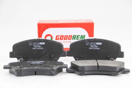 Передние тормозные колодки goodrem RM1365 на Хендай Солярис