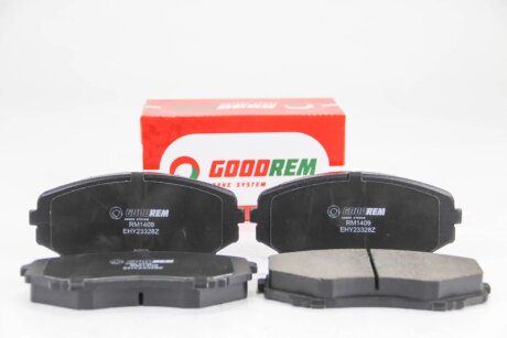 Передні тормозні (гальмівні) колодки goodrem RM1409 на Мазда Сх 7