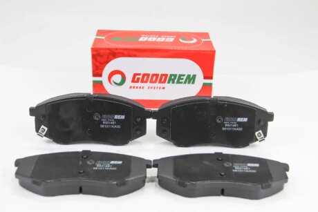 Передние тормозные колодки goodrem RM1481 на Хендай Sonata yf 6