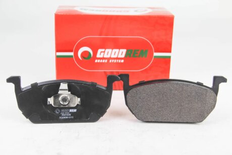 Колодки ручного (стоячого) тормоза goodrem RM1506