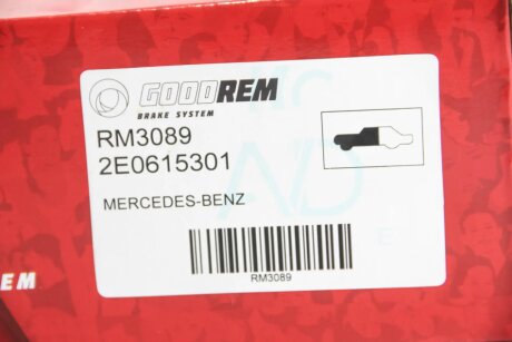 Передний тормозной диск goodrem RM3089
