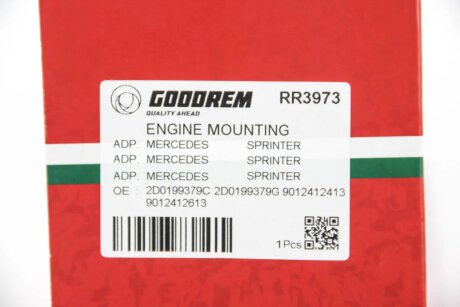 Подушка (опора) двигуна goodrem RR3973