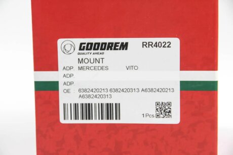 Подушка (опора) двигуна goodrem RR4022