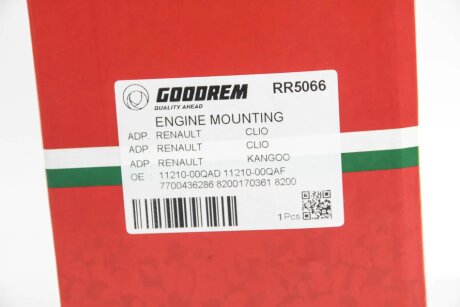 Подушка (опора) двигателя goodrem RR5066