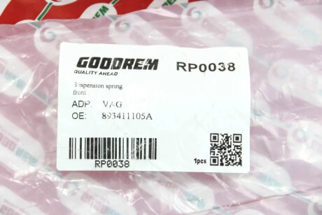 Пружина передня goodrem RP0038