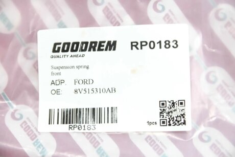 Пружина передня goodrem RP0183