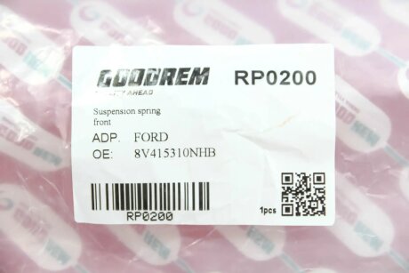 Пружина передняя goodrem RP0200