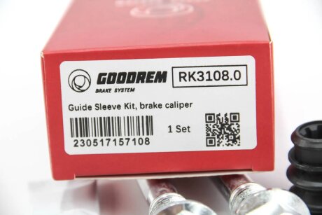 Ремкомплект направляющих тормозного суппорта goodrem RK31080
