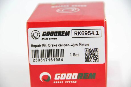 Ремкомплект направляющих тормозного суппорта goodrem RK69541