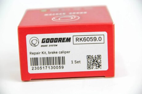 Ремкомплект переднего тормозного суппорта goodrem RK60590