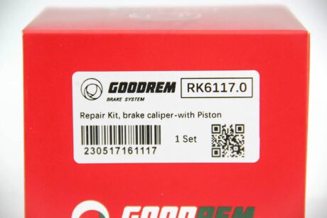 Ремкомплект переднего тормозного суппорта goodrem RK61170