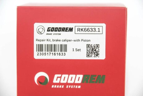 Ремкомплект переднього гальмівного супорта goodrem RK66331
