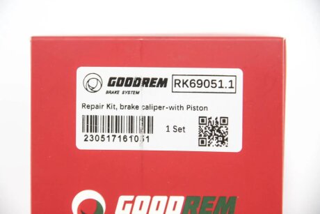 Ремкомплект переднього гальмівного супорта goodrem RK690511