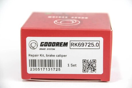 Ремкомплект переднего тормозного суппорта goodrem RK697250