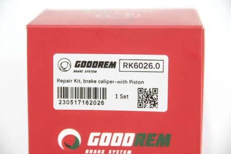 Ремкомплект заднего тормозного суппорта goodrem RK60260