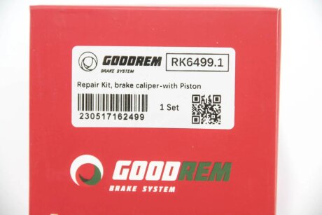 Ремкомплект заднего тормозного суппорта goodrem RK64991