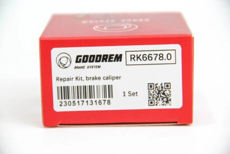 Ремкомплект заднего тормозного суппорта goodrem RK66780
