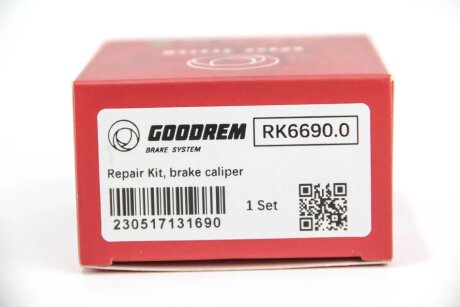 Ремкомплект заднього гальмівного супорта goodrem RK66900