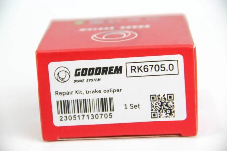 Ремкомплект заднього гальмівного супорта goodrem RK67050