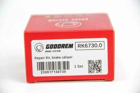 Ремкомплект заднього гальмівного супорта goodrem RK67300