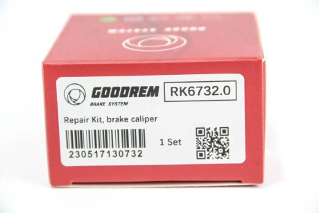 Ремкомплект заднього гальмівного супорта goodrem RK67320