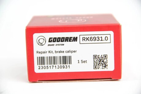 Ремкомплект заднего тормозного суппорта goodrem RK69310