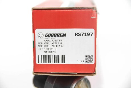 Рулевая тяга goodrem RS7197