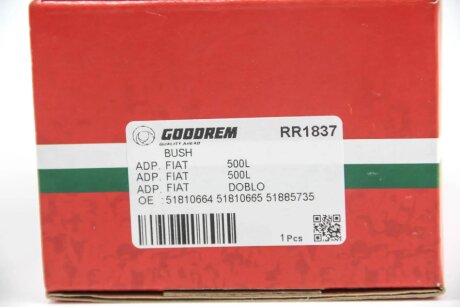 Сайлентблок (втулка) переднього амортизатора goodrem RR1837