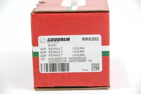 Сайлентблок (втулка) переднего амортизатора goodrem RR5202