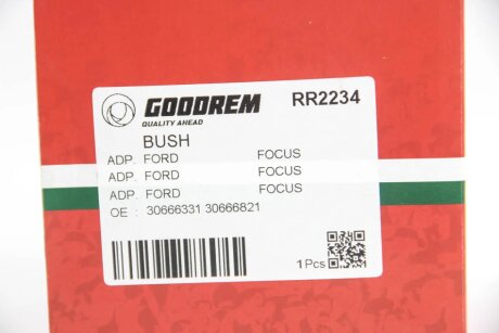 Сайлентблок заднього поздовжнього важеля goodrem RR2234