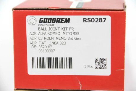Шаровая опора goodrem RS0287