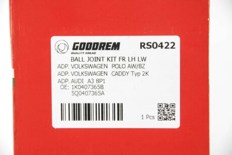 Шаровая опора goodrem RS0422