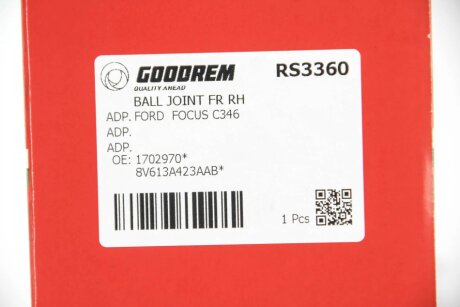 Кульова опора goodrem RS3360