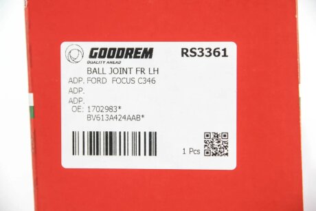 Кульова опора goodrem RS3361