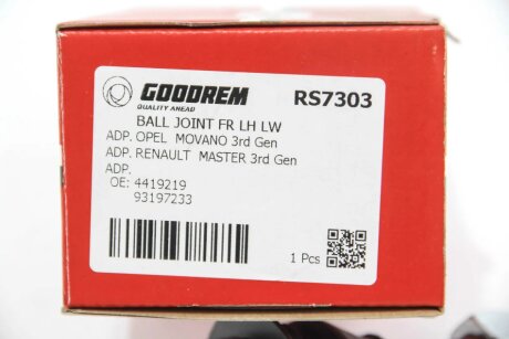 Кульова опора goodrem RS7303