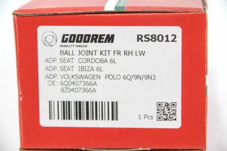 Шаровая опора goodrem RS8012