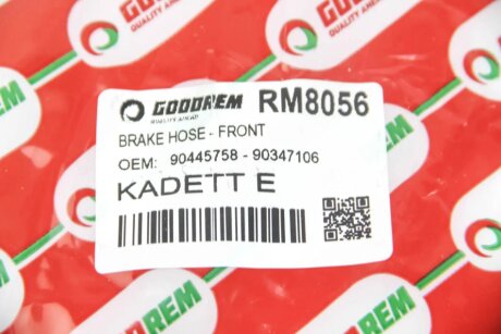 Шланг тормозной передний goodrem RM8056