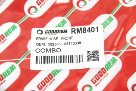 Шланг тормозной передний goodrem RM8401