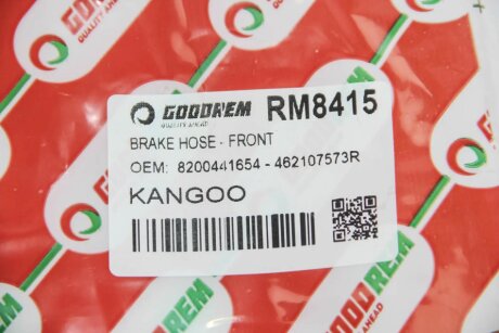 Шланг тормозной передний goodrem RM8415