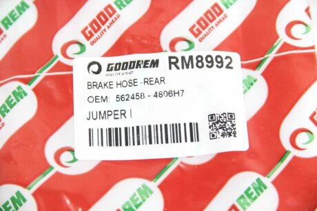 Шланг тормозной задний goodrem RM8992