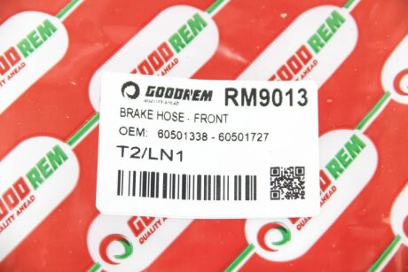Шланг гальмівний задній goodrem RM9013