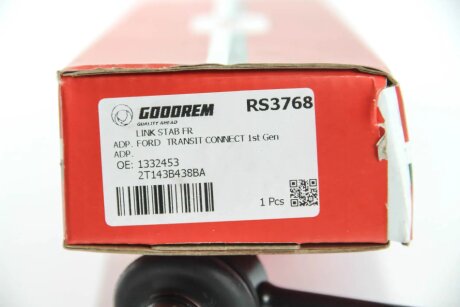 Стабилизатор поперечной (передней) устойчивости goodrem RS3768