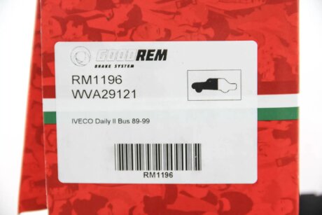 Тормозные колодки goodrem RM1196