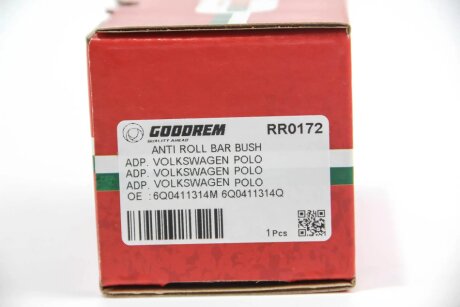 Втулка (резинка) переднего стабилизатора goodrem RR0172