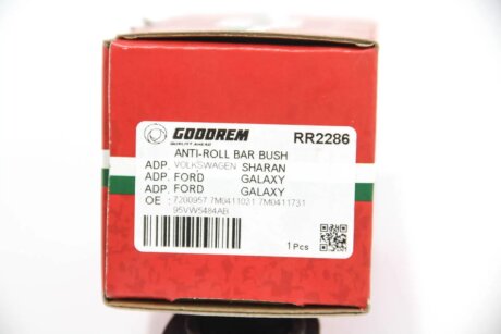Втулка (резинка) переднего стабилизатора goodrem RR2286