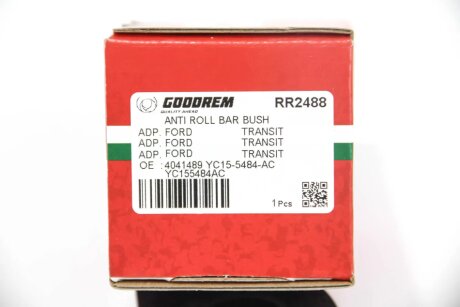 Втулка (резинка) переднего стабилизатора goodrem RR2488