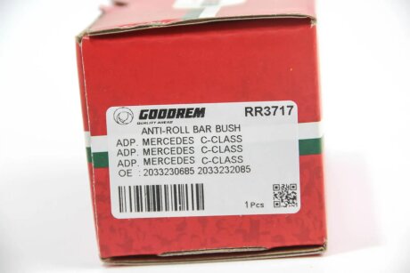 Втулка (резинка) переднего стабилизатора goodrem RR3717