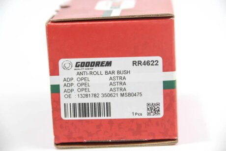 Втулка (резинка) переднего стабилизатора goodrem RR4622