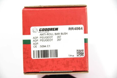Втулка переднього стабілізатора goodrem RR4864